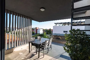 Rooftop Penthouse with Jacuzzi and Adriatic Views in Zadar