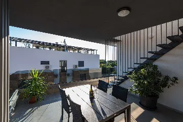 Rooftop Penthouse with Jacuzzi and Adriatic Views in Zadar