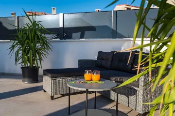 Rooftop Penthouse with Jacuzzi and Adriatic Views in Zadar