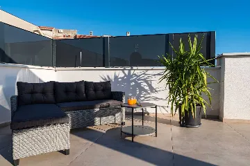 Rooftop Penthouse with Jacuzzi and Adriatic Views in Zadar