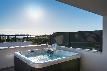 Rooftop Penthouse with Jacuzzi and Adriatic Views in Zadar