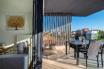 Rooftop Penthouse with Jacuzzi and Adriatic Views in Zadar