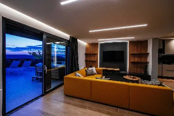 5-Bedroom Villa with Sea-View Terrace in Sukošan