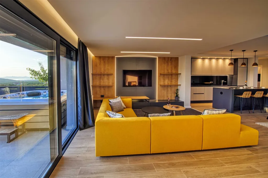 5-Bedroom Villa with Sea-View Terrace in Sukošan