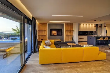 5-Bedroom Villa with Sea-View Terrace in Sukošan