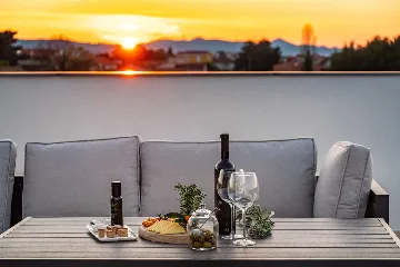 Sea-View Penthouse for 6 in Sukošan