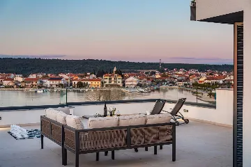 Sea-View Penthouse for 6 in Sukošan