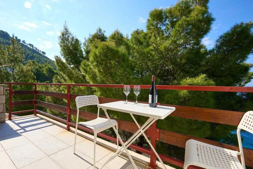 Apartment for 2 with Private Balcony in Babino Polje