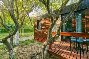 Tiny Mobile Home with Terrace in Babino Polje