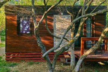 Tiny Mobile Home with Terrace in Babino Polje