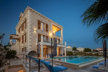 Rogoznica 5-Bedroom Villa with Heated Pool