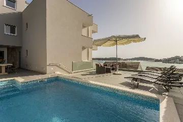 5-Bedroom Seafront Villa in Rogoznica