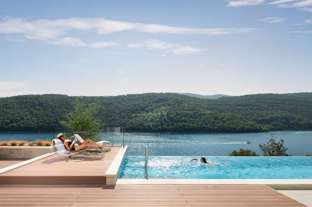 Villa in Labin for 10 Guests with Private Sea Access