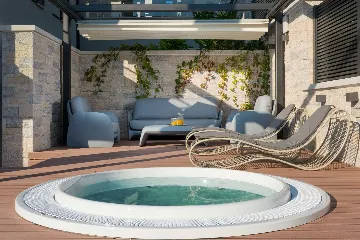 Villa in Labin for 10 Guests with Private Sea Access