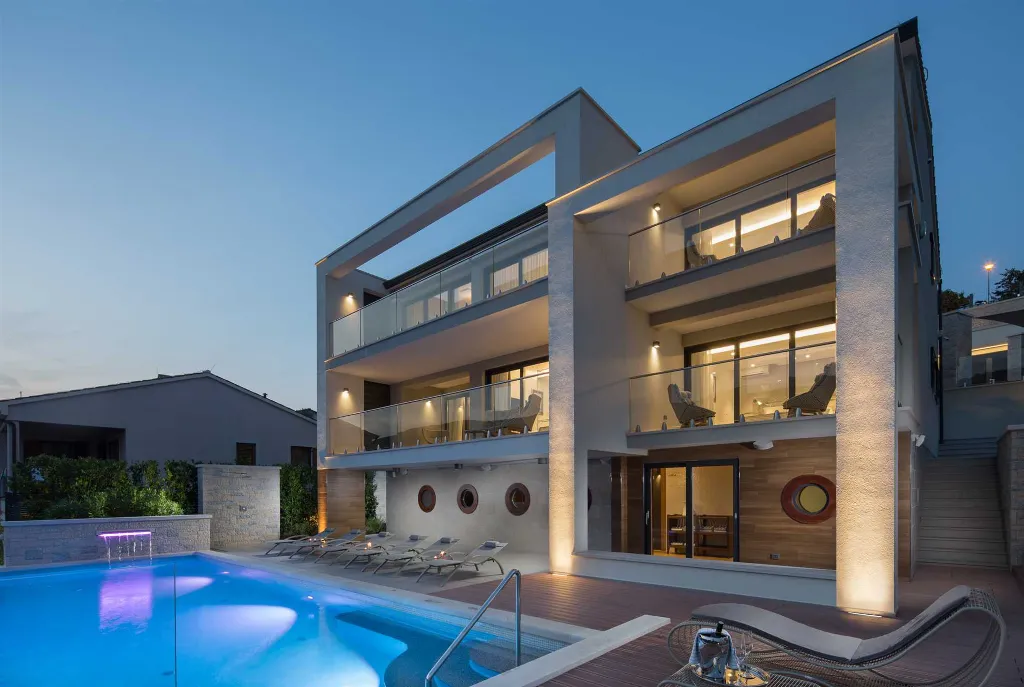Villa in Labin for 10 Guests with Private Sea Access