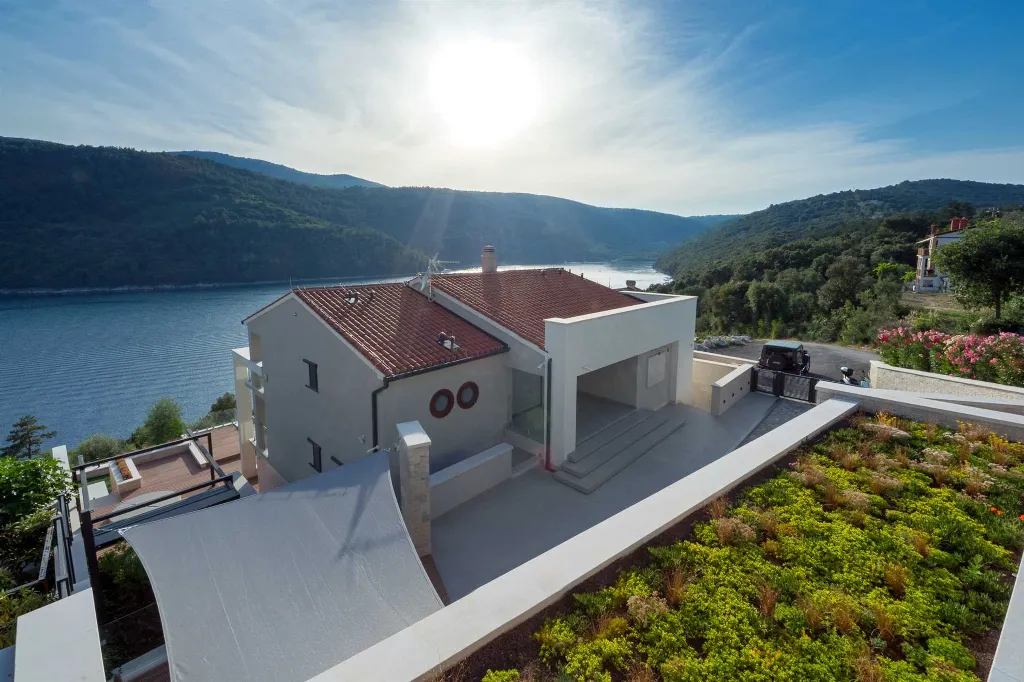 Villa in Labin for 10 Guests with Private Sea Access