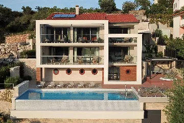 Villa in Labin for 10 Guests with Private Sea Access