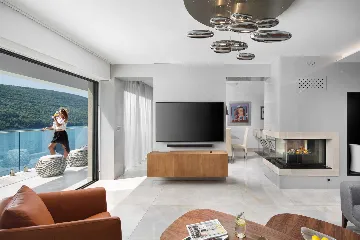 Villa in Labin for 10 Guests with Private Sea Access