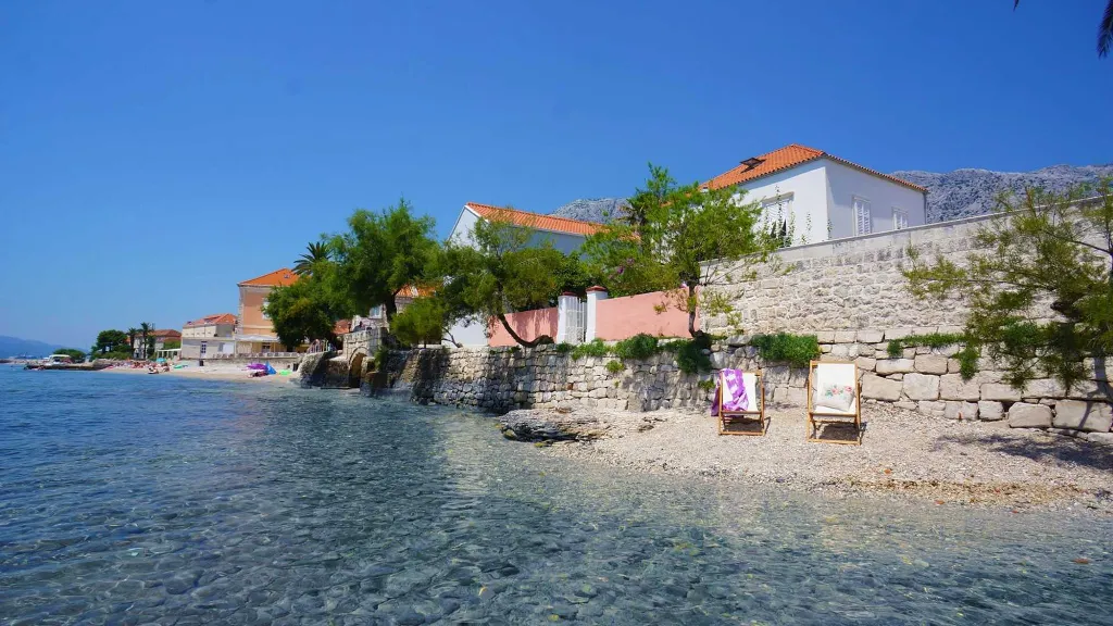 Orebić Seafront Villa with Private Pool for 8
