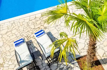 Seafront Villa with Private Pool, Sleeps 8 in Korčula