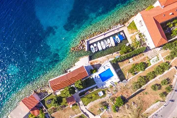 Seafront Villa with Private Pool, Sleeps 8 in Korčula