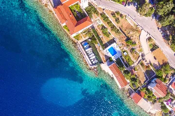 Seafront Villa with Private Pool, Sleeps 8 in Korčula