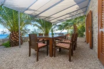 Beachfront Villa in Orebić with Saltwater Pool