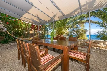 Beachfront Villa in Orebić with Saltwater Pool