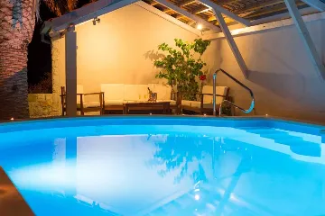 Beachfront Villa in Orebić with Saltwater Pool