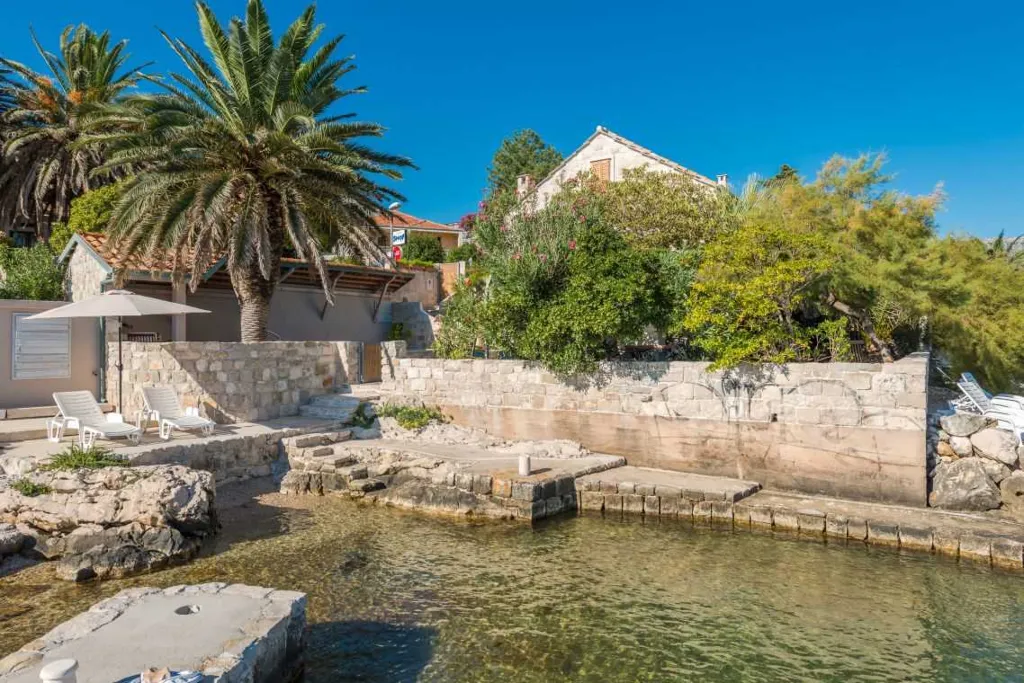 Beachfront Villa in Orebić with Saltwater Pool