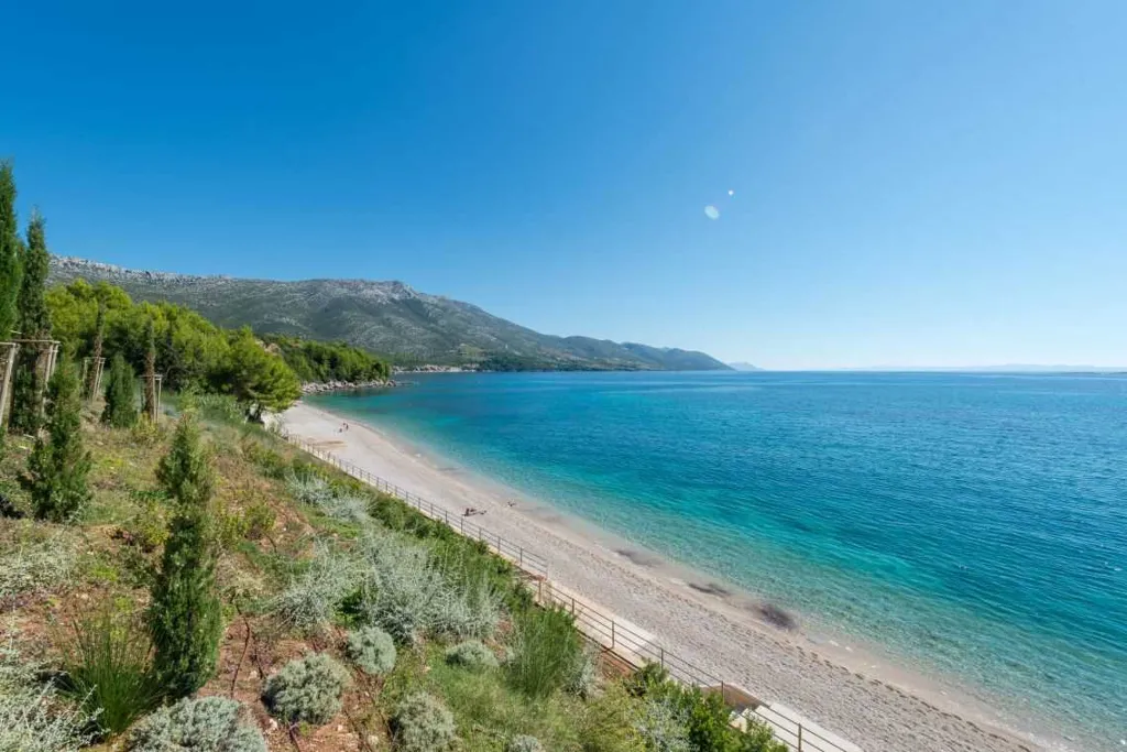 Beachfront Villa in Orebić with Saltwater Pool