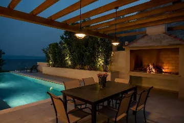 Seaside Villa in Selca, Brac for 14 Guests