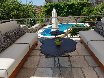 Stone Villa in Milna, Brač with Private Pool