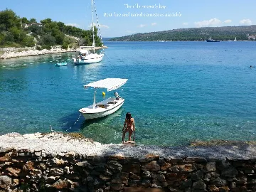 Stone Villa in Milna, Brač with Private Pool
