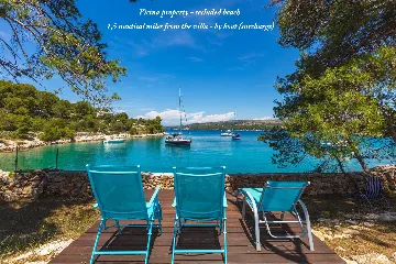 Stone Villa in Milna, Brač with Private Pool