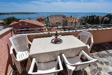 Sea-View Apartment in Novalja (Up to 4 Guests)