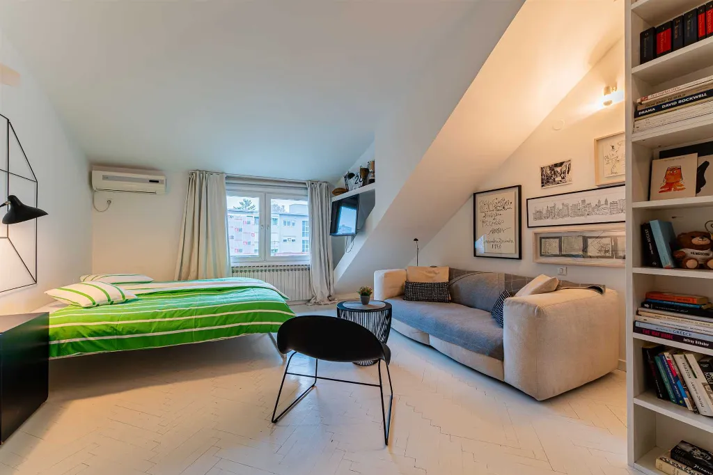 Zagreb Studio Apartment for Up to 3 Guests