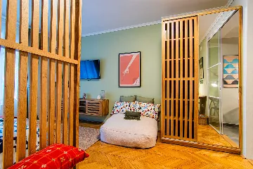 Studio Apartment in Zagreb for 2 Adults