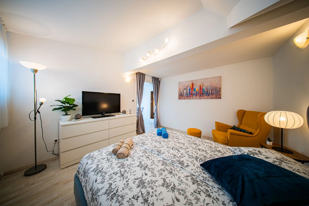 2-Bedroom Apartment in Zagreb with Private Terrace