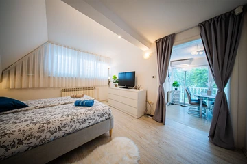 2-Bedroom Apartment in Zagreb with Private Terrace