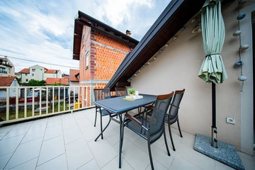 2-Bedroom Apartment in Zagreb with Private Terrace
