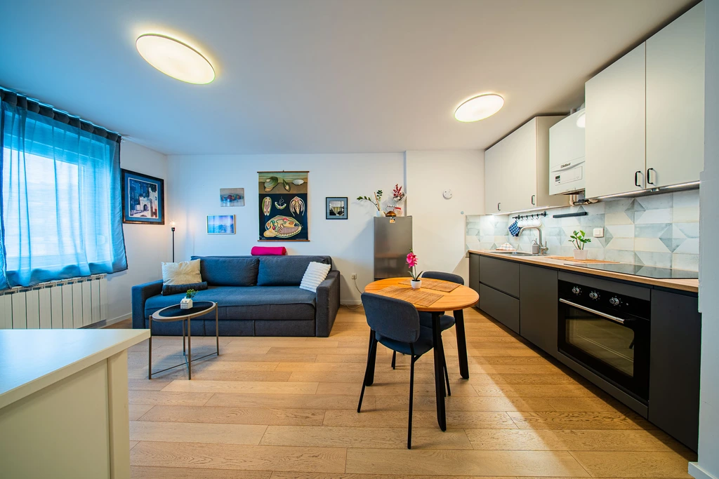 Zagreb 1-Bedroom Apartment for 2 Guests