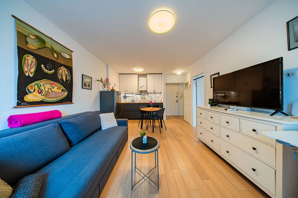 Zagreb 1-Bedroom Apartment for 2 Guests