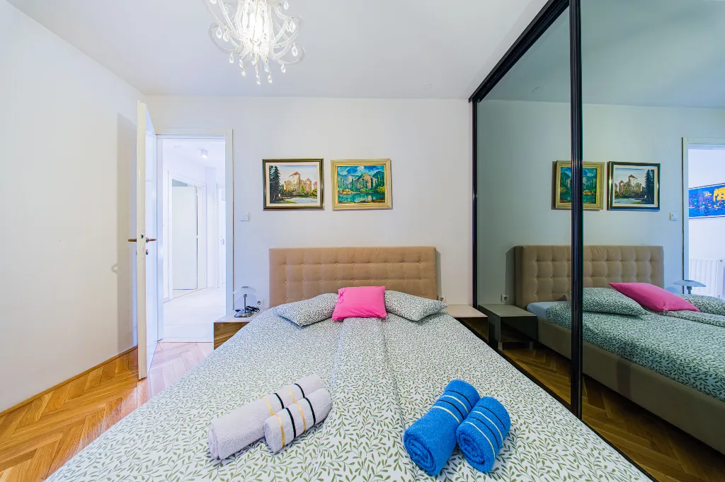 Spacious 3-Bedroom Apartment in Zagreb for 6