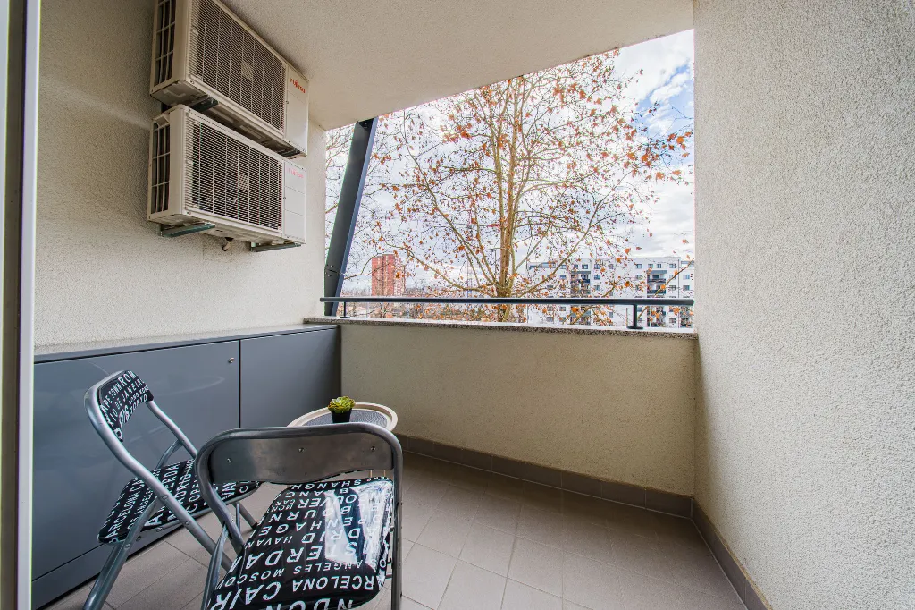 Zagreb Studio Apartment with Private Balcony for 2