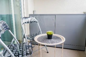 Zagreb Studio Apartment with Private Balcony for 2