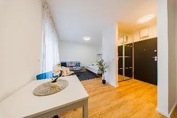 Zagreb Studio Apartment for 2 Adults with Balcony