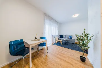 Zagreb Studio Apartment for 2 Adults with Balcony
