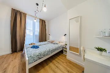 Studio Apartment in Zagreb with Balcony for 2