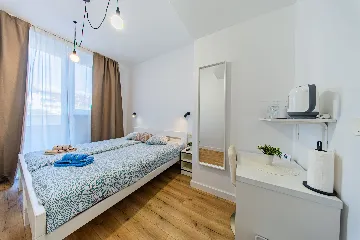 Studio Apartment in Zagreb with Balcony for 2